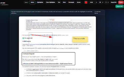 Bulk ChatGPT to PDF Converter screenshot