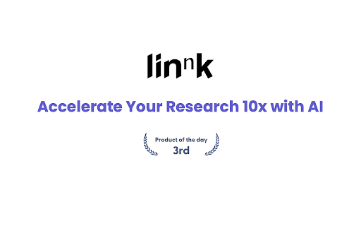 Linnk AI - Your Research Copilot screenshot