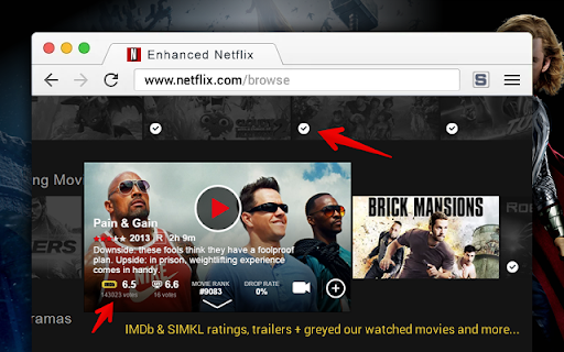 Enhancer for Netflix, Crunchyroll, etc screenshot
