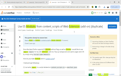 Highlight query keywords in web search results screenshot