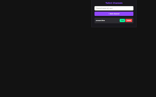 Twitch Auto Open screenshot