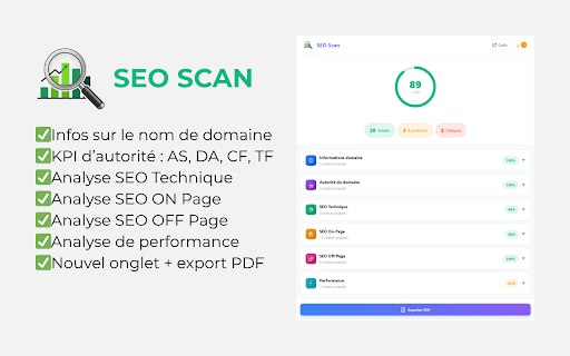 SEO Scan screenshot