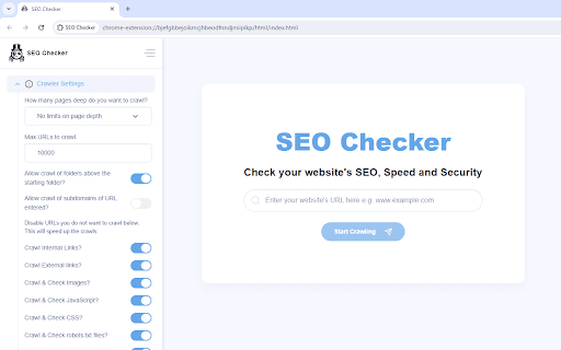 SEO Checker screenshot