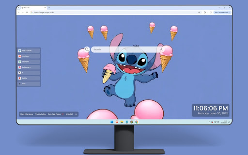 Stitch Ice Cream Live Wallpaper screenshot