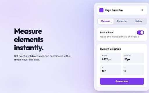 Page Ruler Pro - Developers Tool screenshot