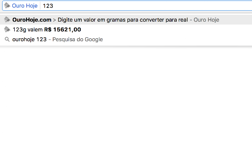 Ouro Hoje screenshot