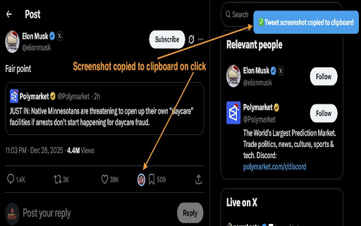 Twitter Screenshot – Capture Tweets from X screenshot