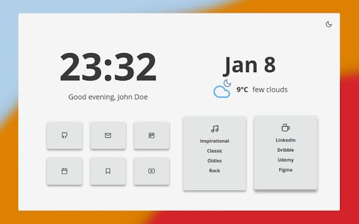 Bento - New Tab Page screenshot
