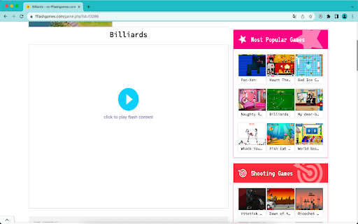Flash Player Extension For Web screenshot