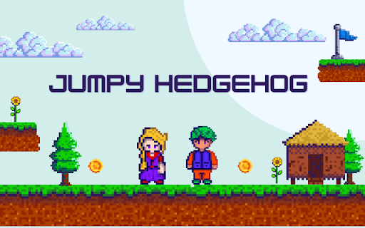 Jumping Game of the Timid Hedgehog screenshot