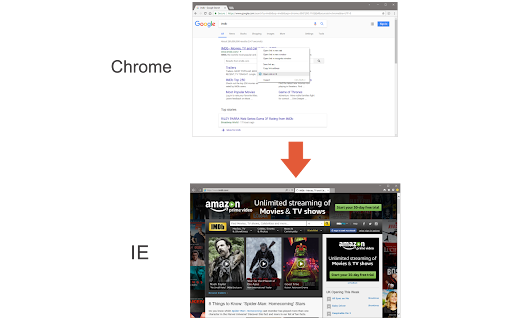 Open in IE™ screenshot