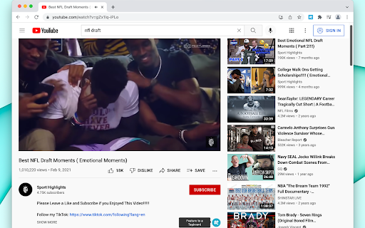Tagboard Curate screenshot