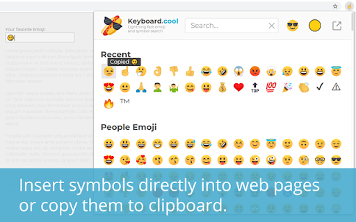 Keyboard.cool (keyboard.blade.sk) - emoji & symbol keyboard screenshot