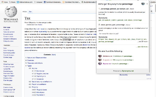 Synonyms.com screenshot