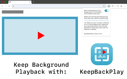 KeepBackPlay - Background Playback Fix screenshot