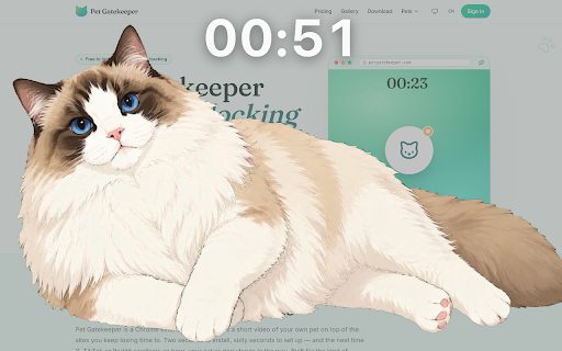 Pet Gatekeeper — Cat & Dog Focus Break Timer screenshot
