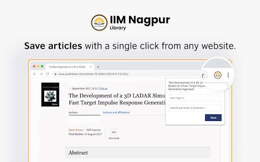 IIM Nagpur Library screenshot