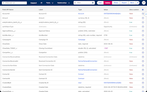 Salesforce Inspector Reloaded screenshot