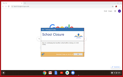 NetSupport Notify Agent screenshot