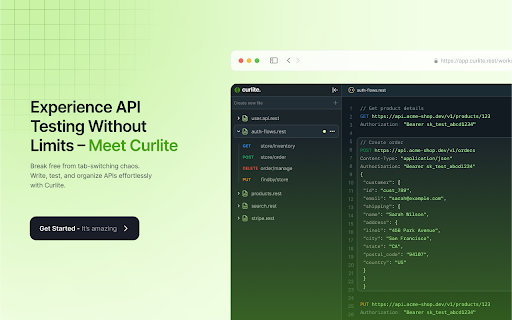 Curlite: Modern API Client screenshot