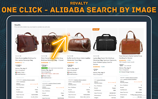 AliBaba Search by Image | Rovalty screenshot