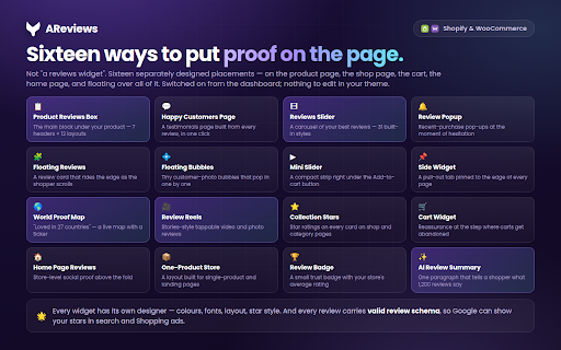 AReviews — Import Reviews to Shopify & WooCommerce screenshot