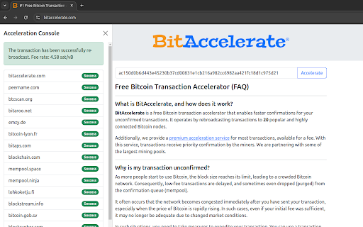 BitAccelerate screenshot
