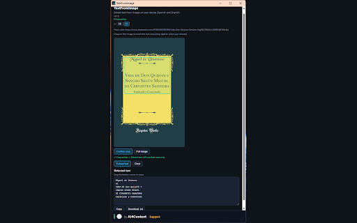 TextFromImage - Extract text from images locally screenshot