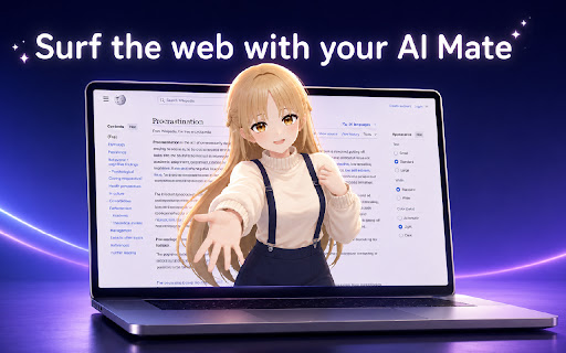 OshiKoi: AI Mate in Your Browser screenshot