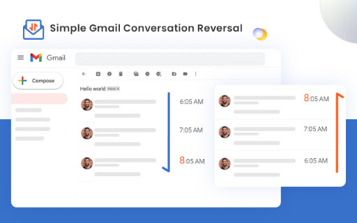 Gmail Conversation Reversal screenshot