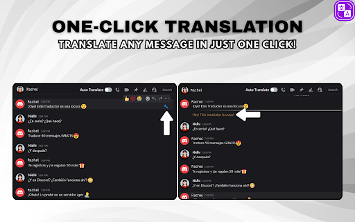 Discord web translator screenshot