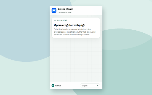 Calm Read screenshot