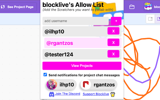 Blocklive: Scratch Realtime Collaboration! screenshot