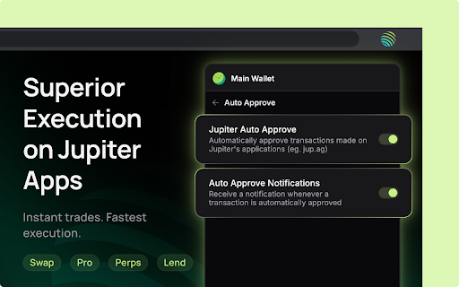 Jupiter Wallet screenshot