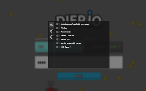 Diep.io Mod Menu screenshot