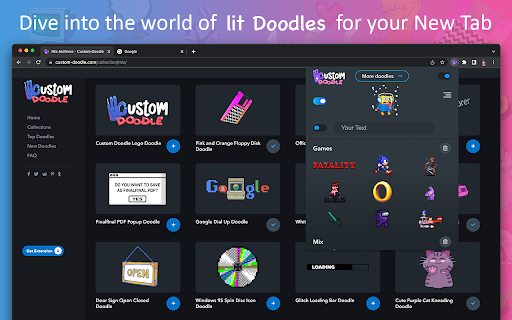 Sweezy Custom Doodle for Google™ screenshot