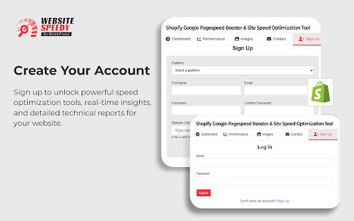 Shopify Google Pagespeed Booster & Site Speed Optimization Tool screenshot