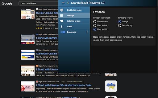 Search Result Previews screenshot