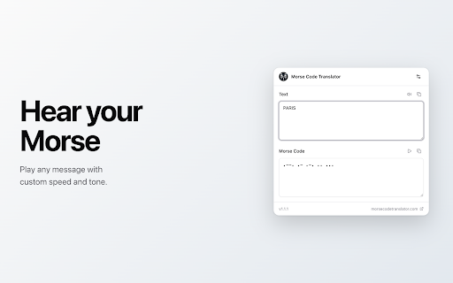 Morse Code Translator screenshot