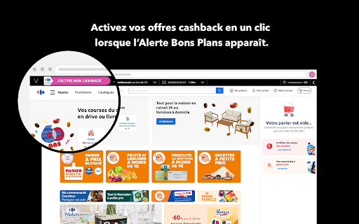Alerte Bons Plans Cashback Valege MyClub screenshot