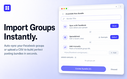 Multigroup Poster – Facebook Group Auto Poster, Bulk Post & Scheduler screenshot