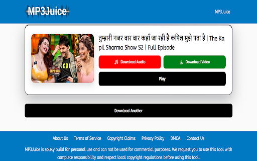MP3Juice – Free Online Music Streaming & MP3 Music Downloads screenshot