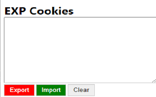 EXP Cookies Tool screenshot