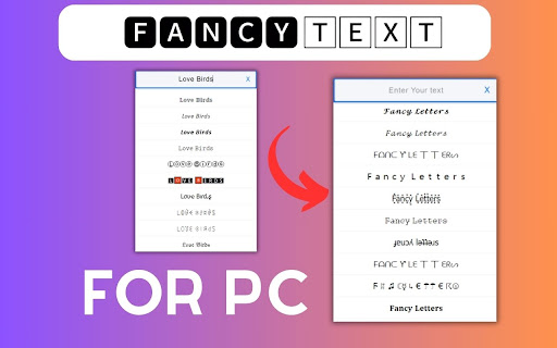 Fancy Text Generator For Pc,Windows and Mac screenshot