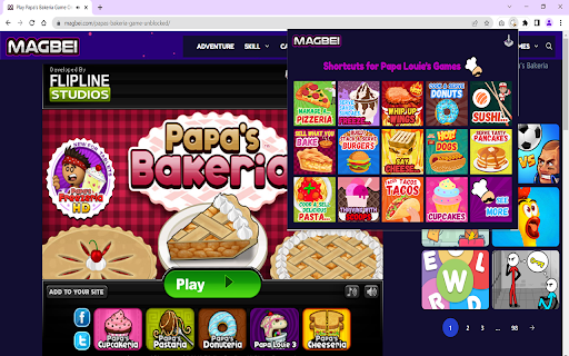 Papa Louie Games Unblocked - Launcher screenshot