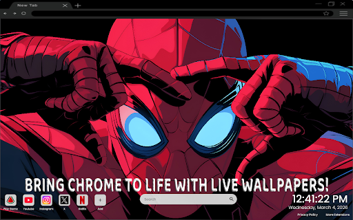 Spider-Man Iconic Stare Live Wallpaper screenshot