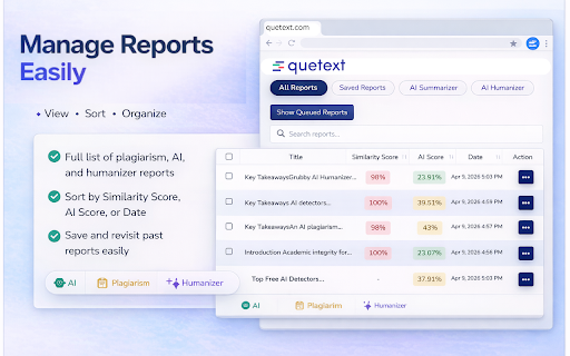 Quetext: AI Content Detector & Plagiarism Checker screenshot