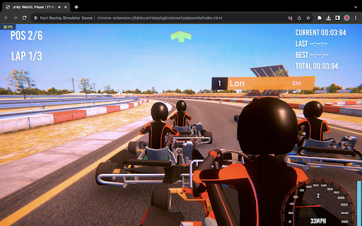 Kart Racing Simulator Game screenshot