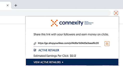 Connexity Deep Link Generator screenshot