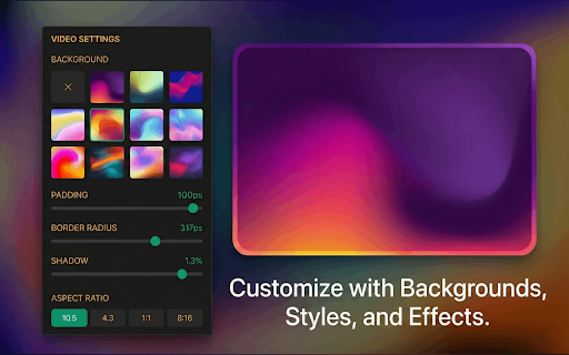 ReClyp - Elegant Screen recordings and Video Editor screenshot